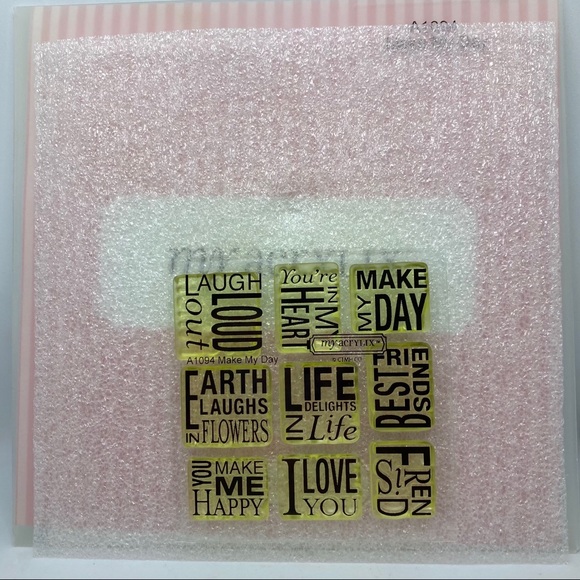 Close to my Heart « Make my Day» Stamps set - Picture 2 of 2